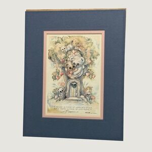 Jody Bergsma Framed‎ Art Print 5538/7500 Koala Bears Tree Hugs Given Here Matted